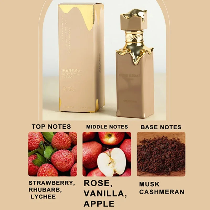 Parfum arabe pour femmes Floral Fruity Cream Muffin Caramel Vanille Light Perfume Durant Fresh Fragrance Body Spray 50ml