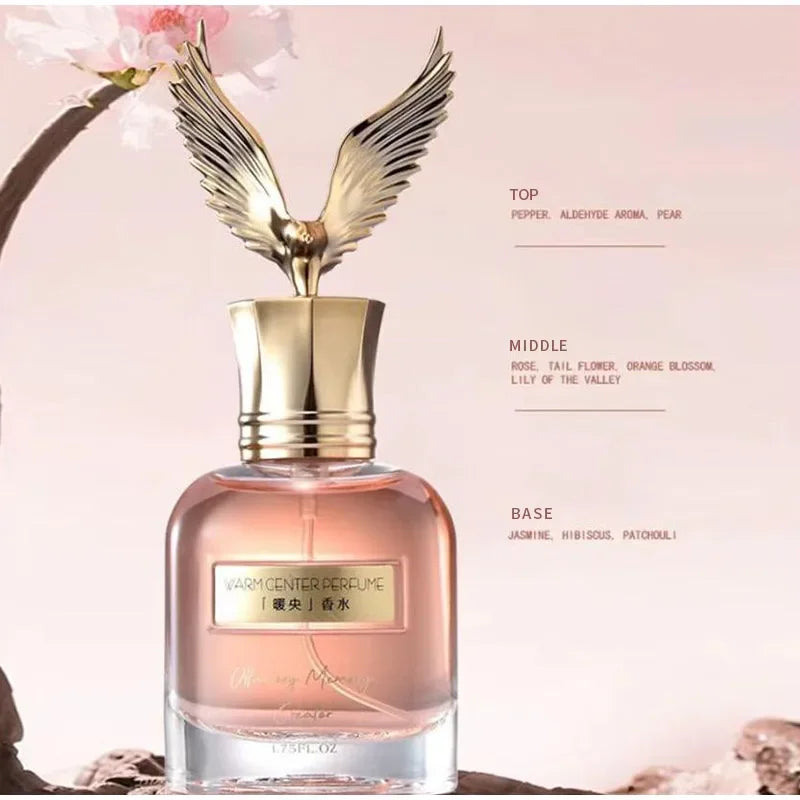 parfum de luxe Ocean Woody Notes, parfum Oud frais propre pour femmes, brume de parfum de bois d'agar de cipprès en forme d'aigle longue durée