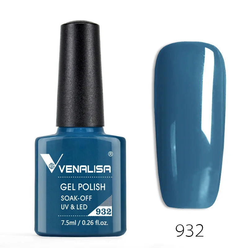 Vernis à ongles Venalisa 7.5ml Fashion Shiny Soak Off UV Gel Nail Gel Polish Cosmetics Nail Art Manicure Nails Gel Polish Tips Nail Varnish