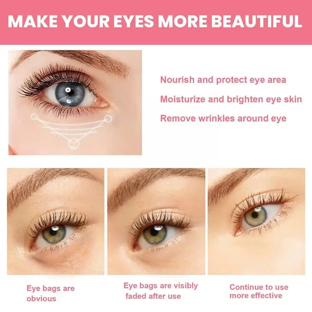 Bâton de crème pour les yeux au rétinol-Débarrassez-vous des cernes gonflés Poches pour les yeux Lifting Hydratant-Réparation de la santé Lissage Soins des yeux