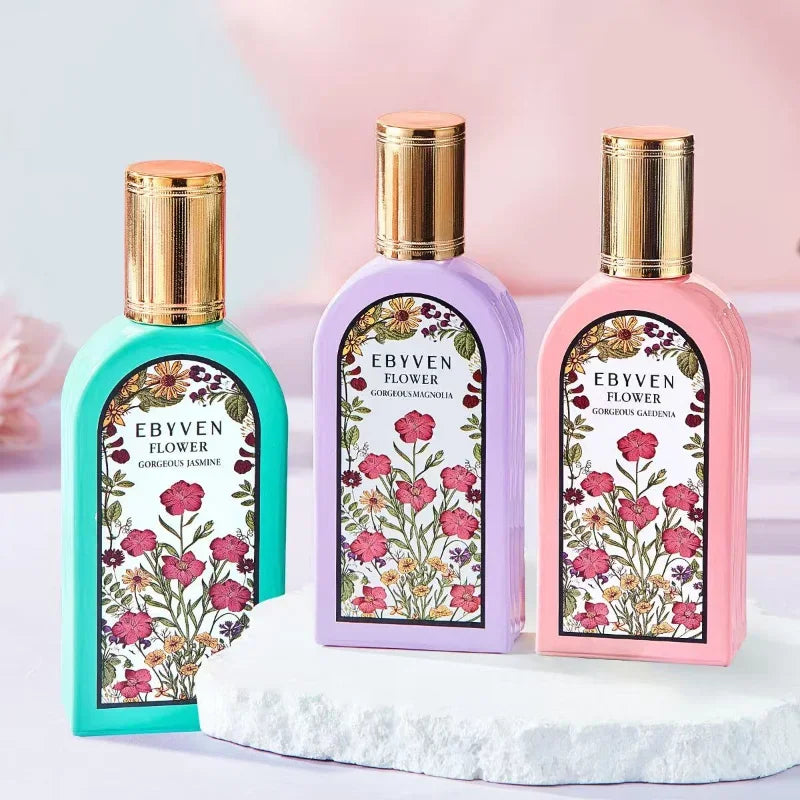 Ensemble de parfum pour femmes Parfum longue durée Flower Joy Blooming Water Of Flowers Floral Scent Eau De Toilette Cadeaux de la Saint-Valentin