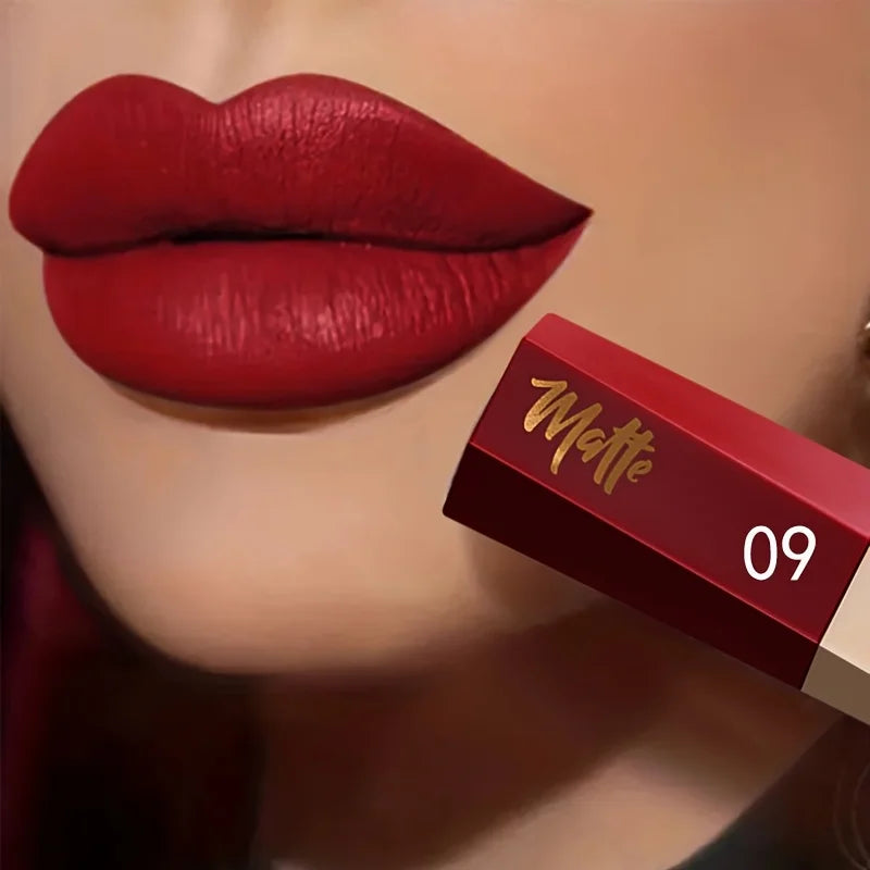 Rouge à lèvres  Pudaier liquide mat en velours, texture légère et fine comme une boue, cadeau de maquillage pour les lèvres imperméable longue durée pour les femmes