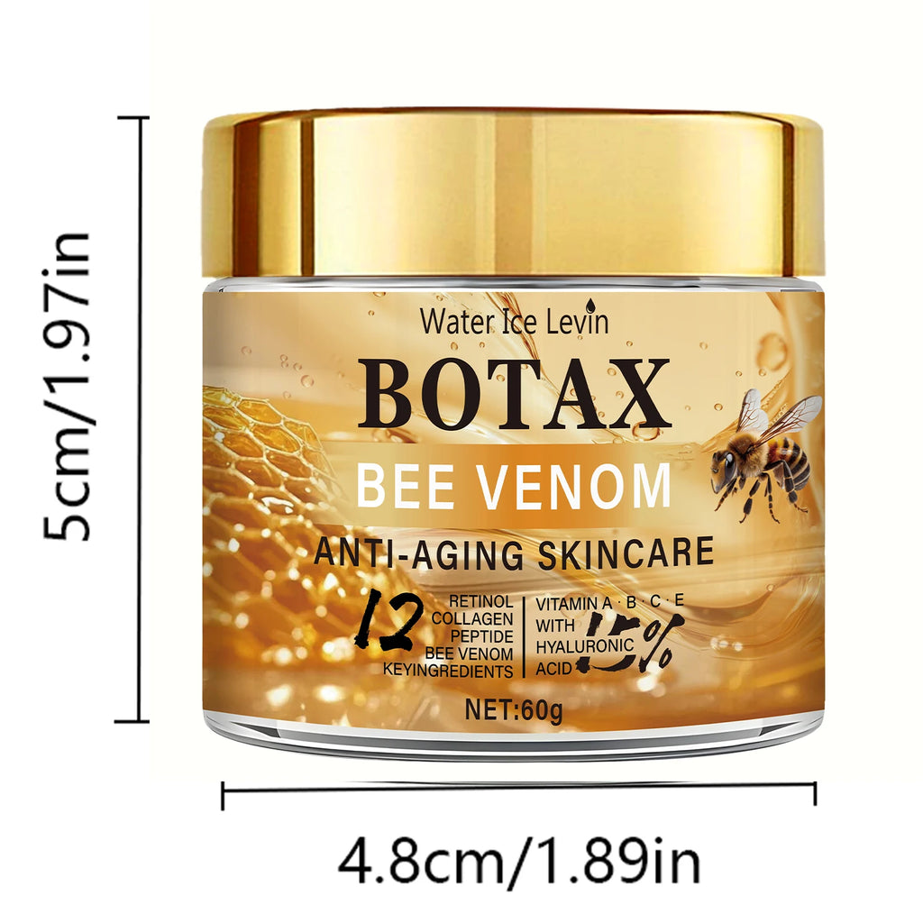 Crème au venin d'abeille Botax - Traitement des rides profondes, rajeunissement et action raffermissante de la peau aven Collagen Water Ice Levin. 60g.