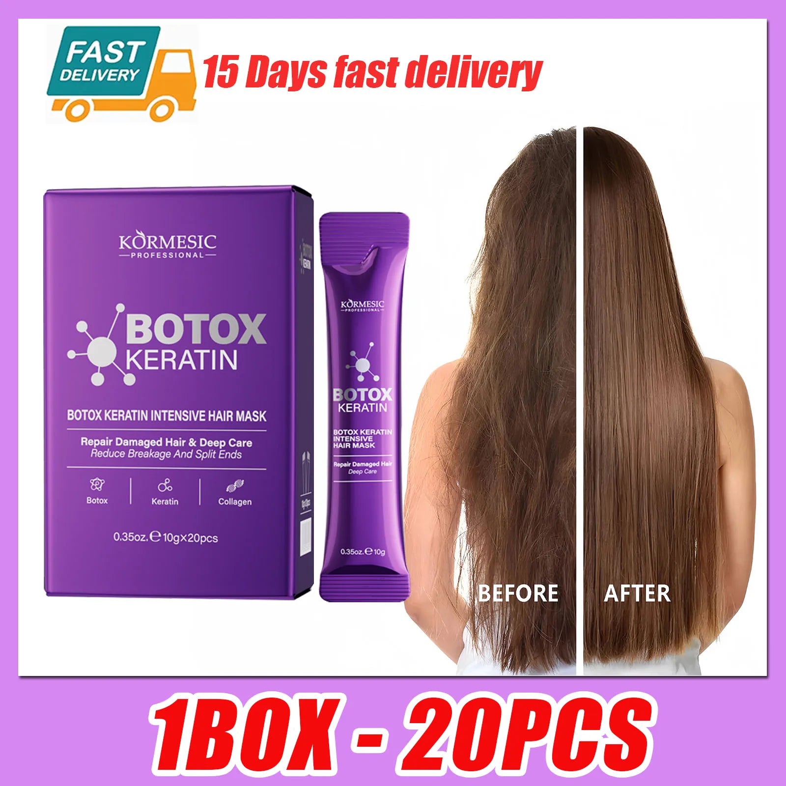 Masque capillaire à la kératine magique 5 secondes Réparation Cheveux crépus abîmés Doux Lisse Brillant Nutrition Hydrater en profondeur Soins capillaires nourrissants