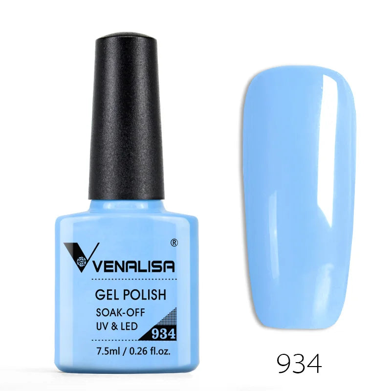 Vernis à ongles Venalisa 7.5ml Fashion Shiny Soak Off UV Gel Nail Gel Polish Cosmetics Nail Art Manicure Nails Gel Polish Tips Nail Varnish