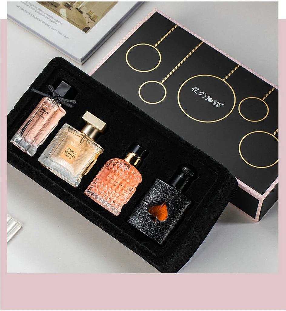 Parfum Coffret cadeau quatre pièces ensemble femmes Parfum Spray 105ml parfum Floral Parfum durable