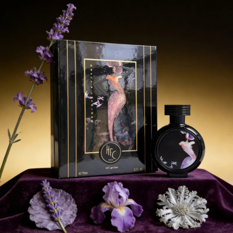 Parfum de luxe Paris HFC 75ml Eau De Parfum femme Longue Durée Chaud Frais Gourmet Boisé Oriental Parfum Élégant Unique Niche avec 7 Variantes Captivantes