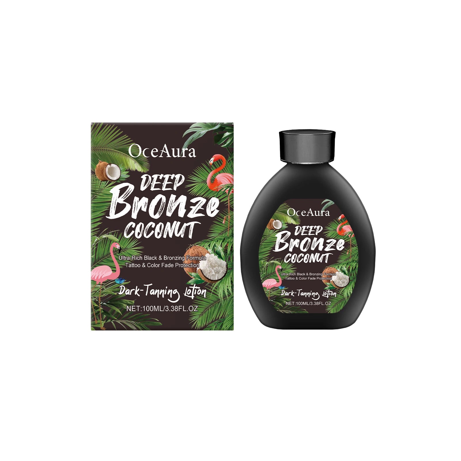 Lotion bronzante à la noix de coco, autobronzant, rehausseur de bronzage, booster d'assombrissement, hydratant, brun doré sexy, lotion autobronzante
