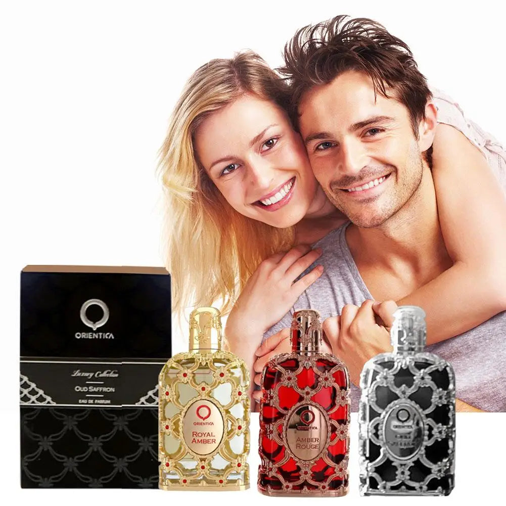 Parfum Royal Amber de Dubaï 100ml, parfum à la rose, parfum oriental longue durée en flacon de verre pour hommes et femmes