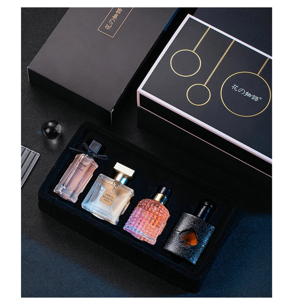 Parfum Coffret cadeau quatre pièces ensemble femmes Parfum Spray 105ml parfum Floral Parfum durable