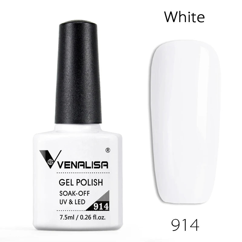 Vernis à ongles Venalisa 7.5ml Fashion Shiny Soak Off UV Gel Nail Gel Polish Cosmetics Nail Art Manicure Nails Gel Polish Tips Nail Varnish