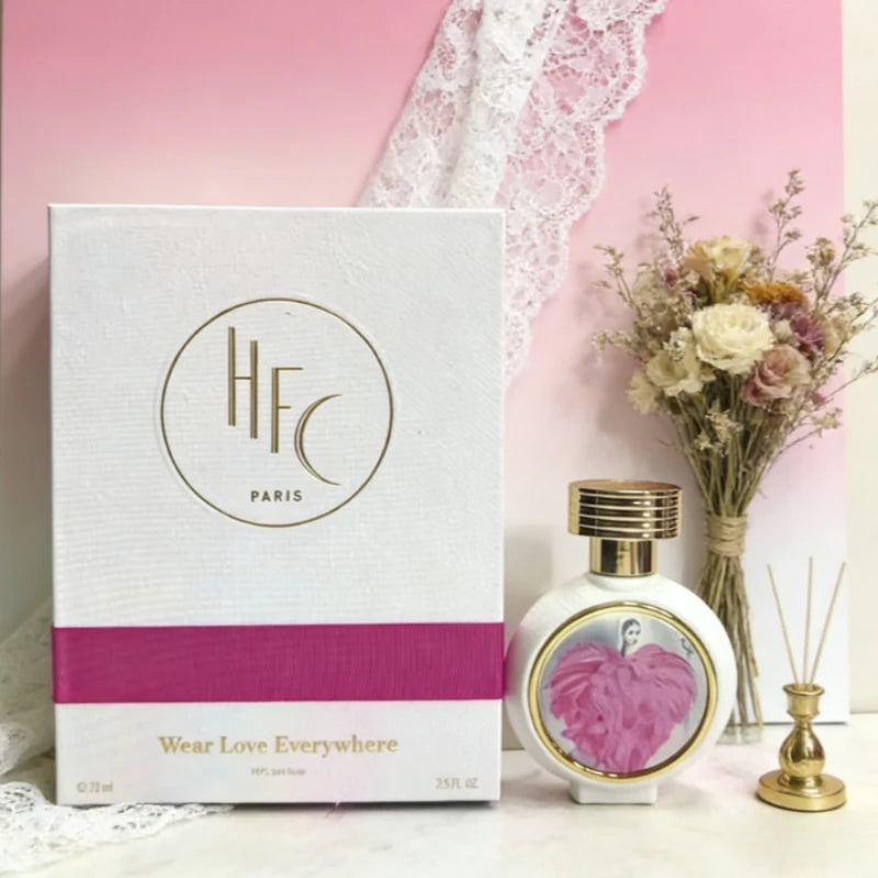 Parfum de luxe Paris HFC 75ml Eau De Parfum femme Longue Durée Chaud Frais Gourmet Boisé Oriental Parfum Élégant Unique Niche avec 7 Variantes Captivantes