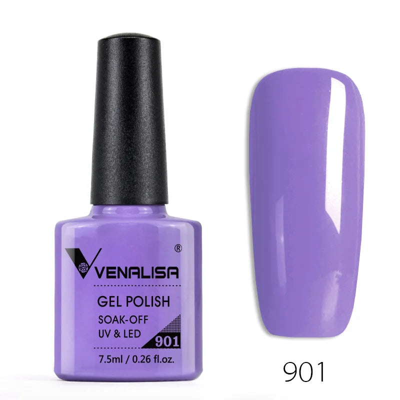 Vernis à ongles Venalisa 7.5ml Fashion Shiny Soak Off UV Gel Nail Gel Polish Cosmetics Nail Art Manicure Nails Gel Polish Tips Nail Varnish