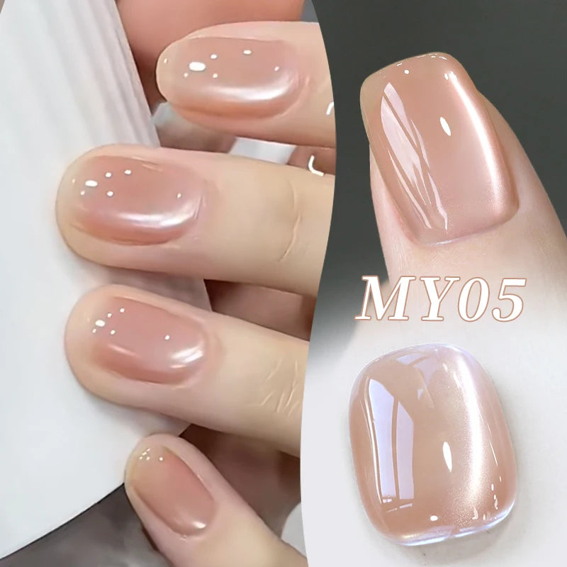 BORN PRETTY 10ml Gold Water Light Cat Magnetic Gel Polish Spaking Glitter Crystal Black Soak Off UV LED Vernis Manucure