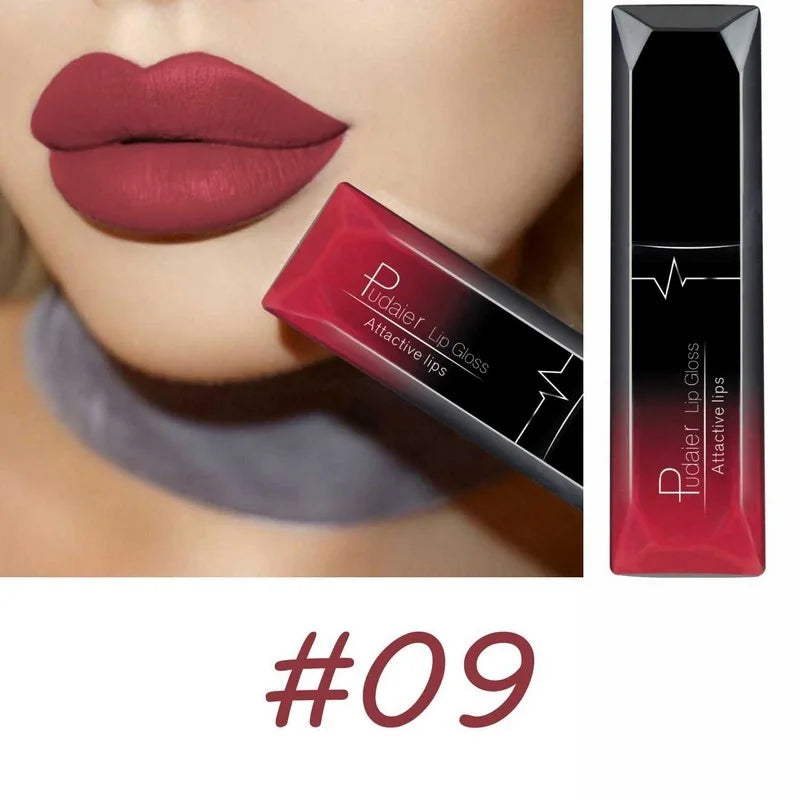 Rouge à lèvres liquide mat velours 17 couleurs, couleur de lèvres longue tenue imperméable, Texture lisse à haute teneur en pigments, maquillage pour tous les Types de peau