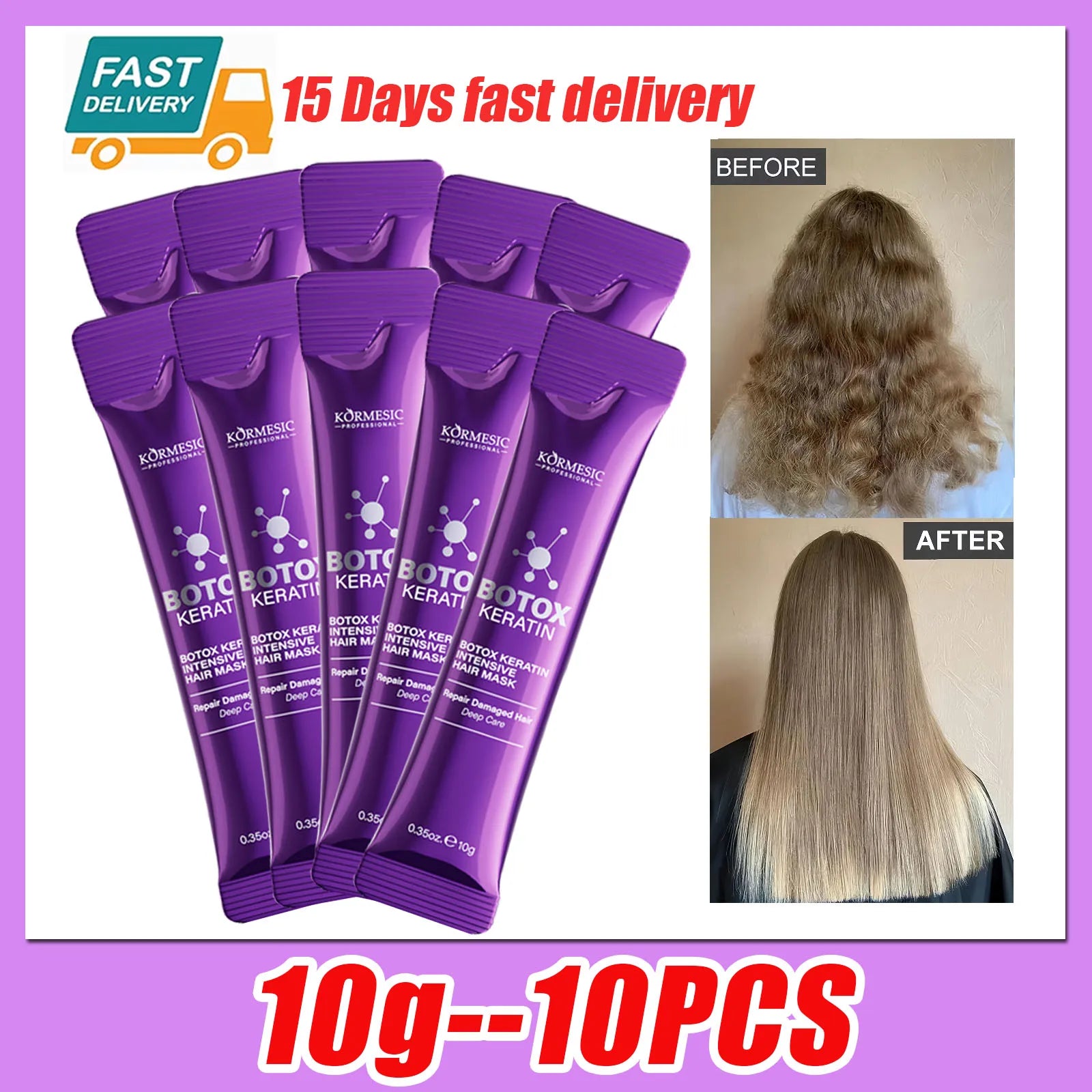 Masque capillaire à la kératine magique 5 secondes Réparation Cheveux crépus abîmés Doux Lisse Brillant Nutrition Hydrater en profondeur Soins capillaires nourrissants