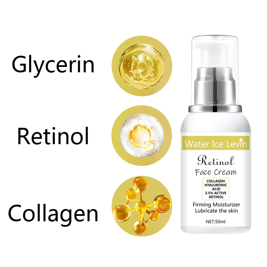 Bâton de crème raffermissante au rétinol, crème lissante au collagène pour les rides, hydratante, blanchissante, éclaircissante, produits pour la peau