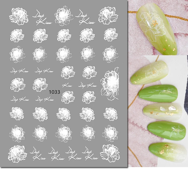 Autocollants 3D pour art des ongles , rose clair, violet, pétales de fleurs, décalcomanies pour décoration de manucure, salon de beauté, été