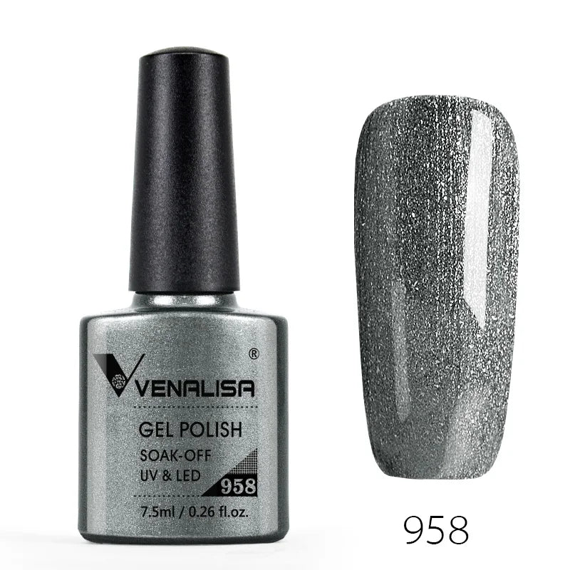 Vernis à ongles Venalisa 7.5ml Fashion Shiny Soak Off UV Gel Nail Gel Polish Cosmetics Nail Art Manicure Nails Gel Polish Tips Nail Varnish