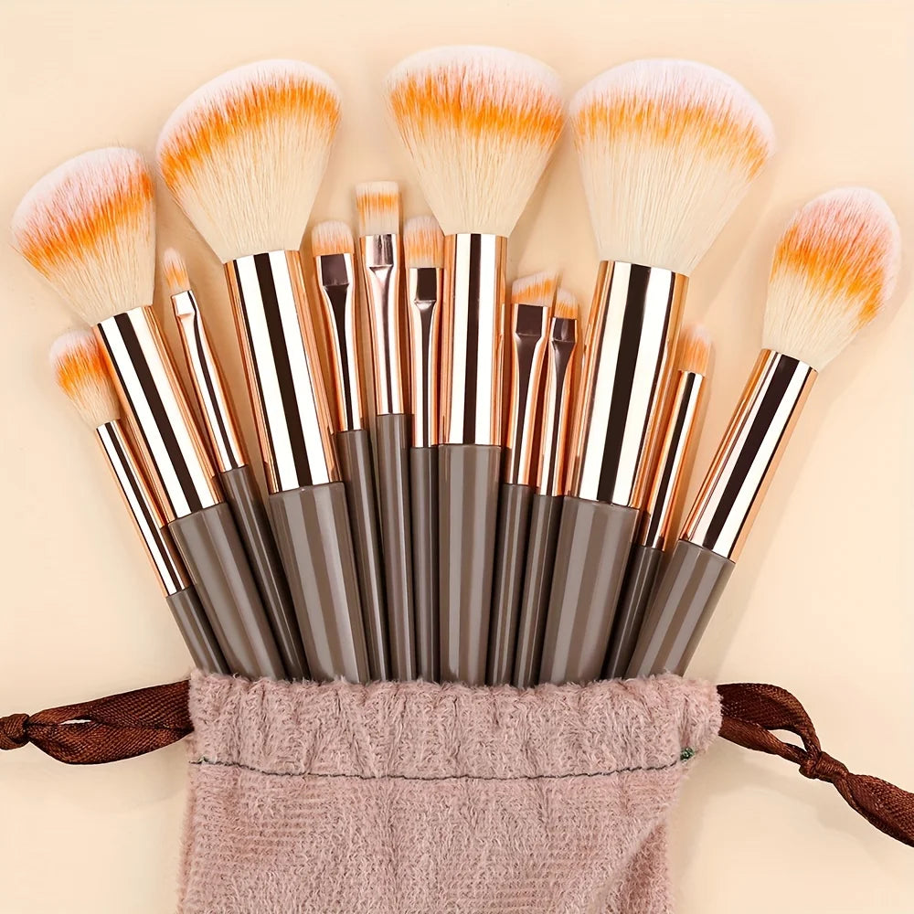 Pinceaux de maquillage 8-29 pièces Kit de maquillage professionnel femmes cosmétique pinceau à poudre douce fard à paupières fond de teint ensemble complet outil de beauté de voyage