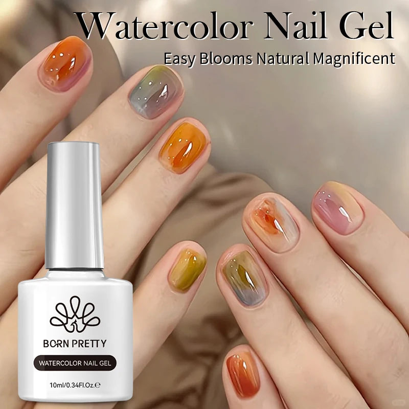 BORN PRETTY 10ml Gold Water Light Cat Magnetic Gel Polish Spaking Glitter Crystal Black Soak Off UV LED Vernis Manucure