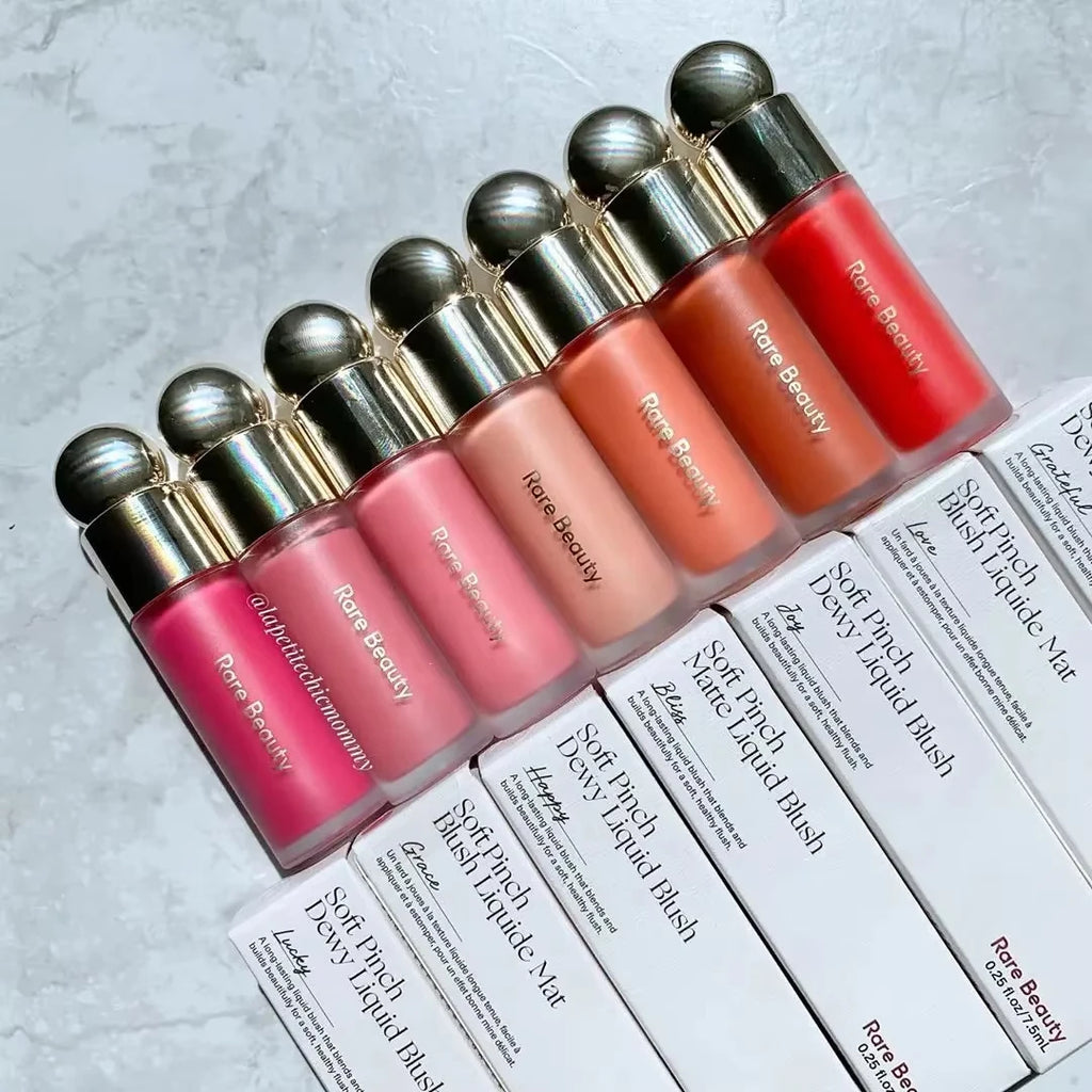 Rare beauté doux pincement liquide Blush soyeux et glisse sur douceur longue durée maquillage dodu espoir amour virtue heureuse merveille vautelle