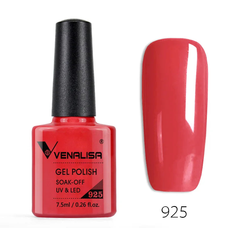 Vernis à ongles Venalisa 7.5ml Fashion Shiny Soak Off UV Gel Nail Gel Polish Cosmetics Nail Art Manicure Nails Gel Polish Tips Nail Varnish