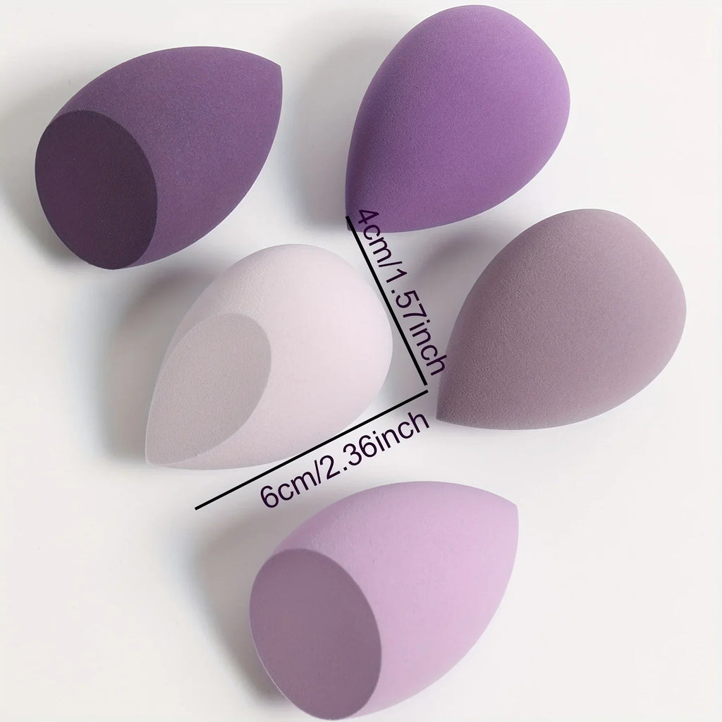Ensemble d'éponges de maquillage 4/7/18 pièces, adaptées à l'application de poudre de crème BB liquide, œuf de maquillage sec et humide, bouffantes de poudre à double usage pour fille