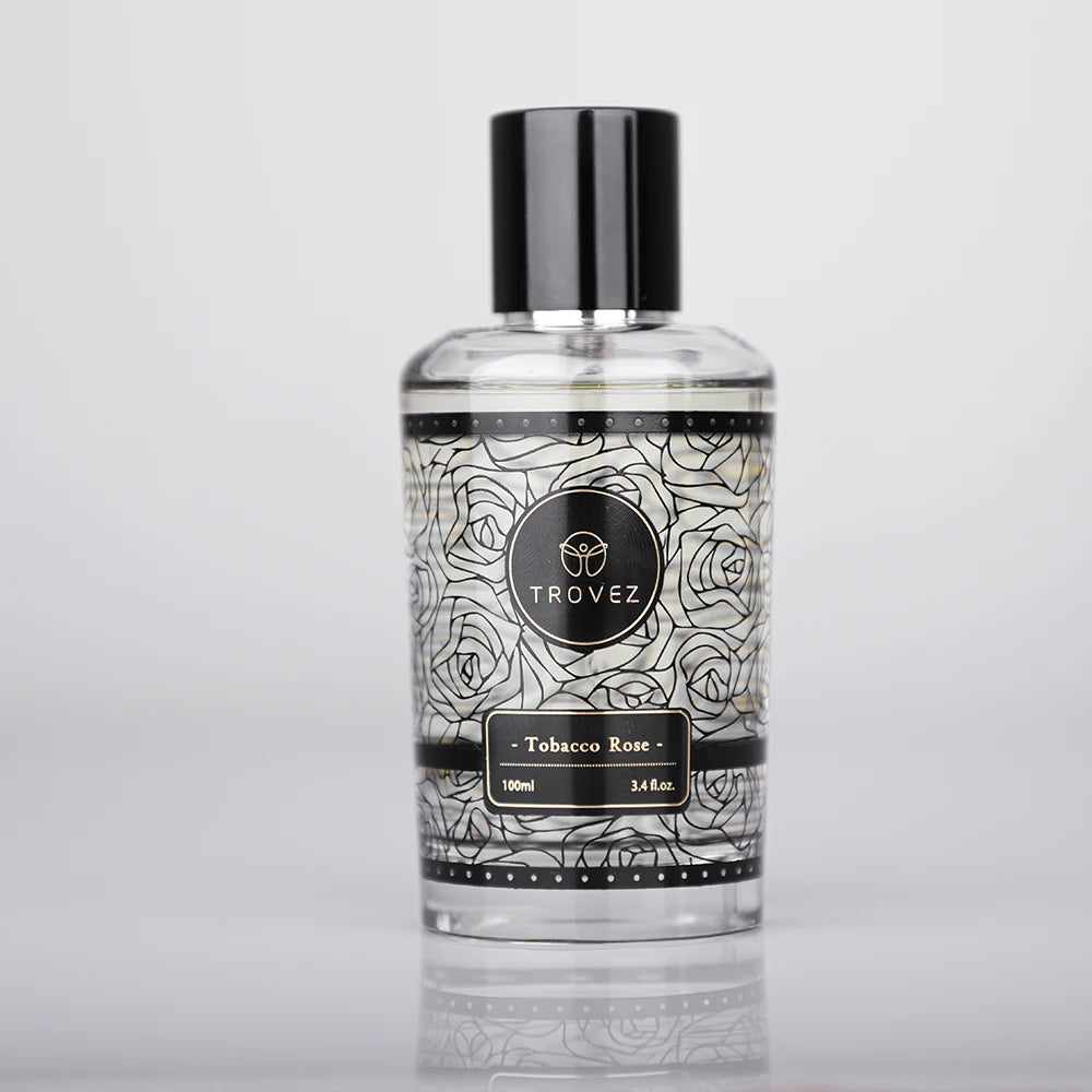 Parfum TROVEZ Tabac Rose 100ml Parfum longue durée Parfum riche Spray corporel Parfums pour hommes