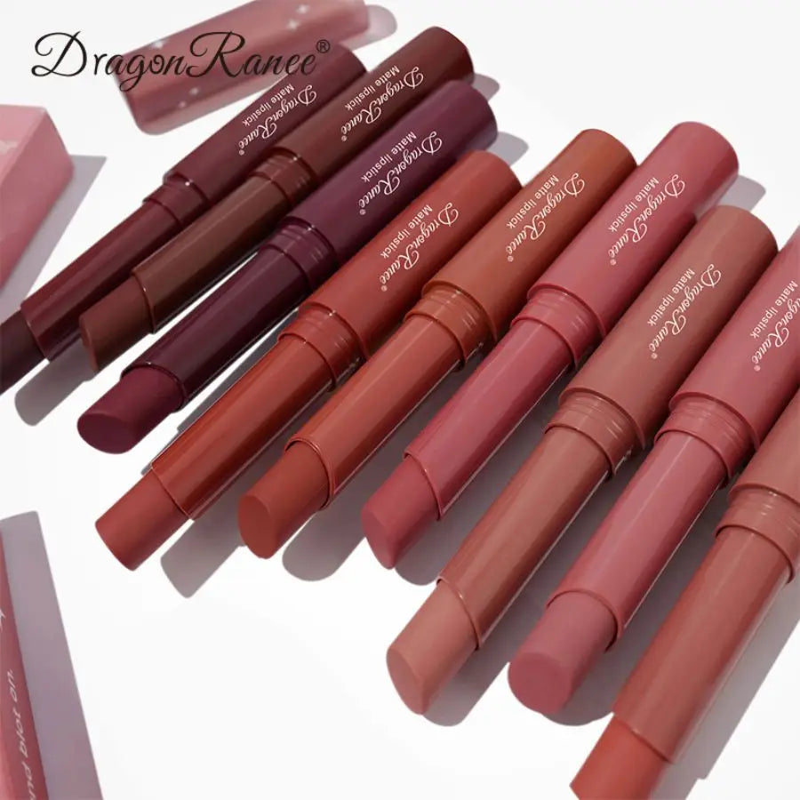 Rouge à lèvres hydratant imperméable, maquillage européen et américain, ne se décolore pas, velours 256, ne se décolore pas, 256