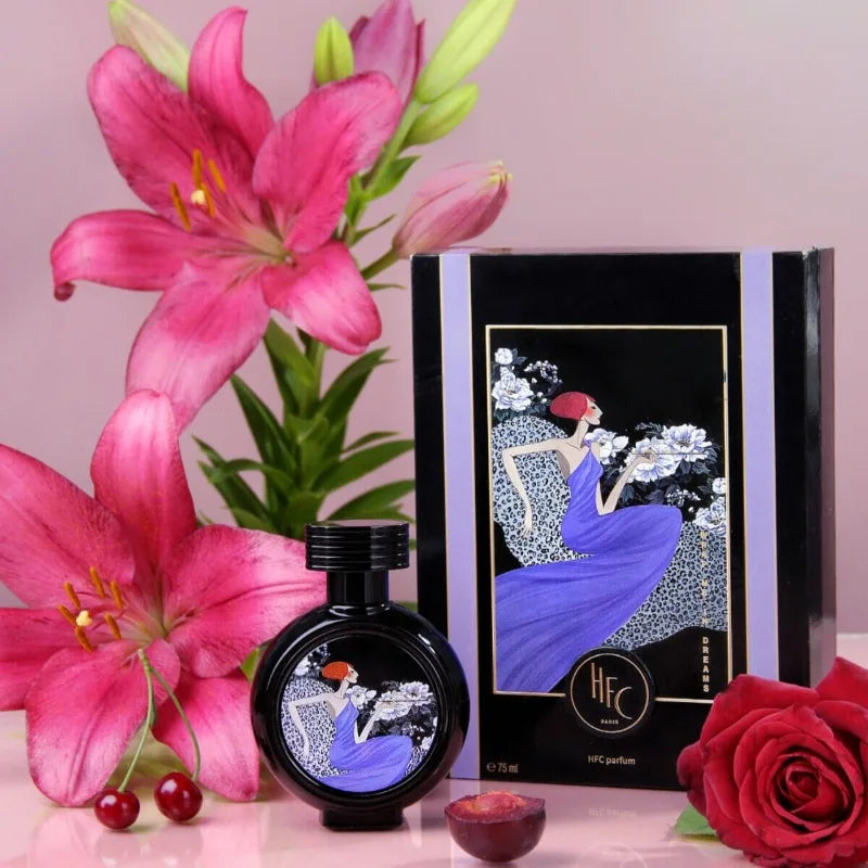 Parfum de luxe Paris HFC 75ml Eau De Parfum femme Longue Durée Chaud Frais Gourmet Boisé Oriental Parfum Élégant Unique Niche avec 7 Variantes Captivantes