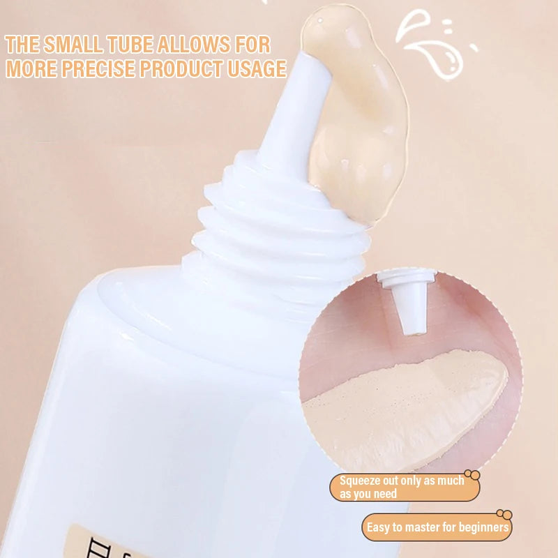 BB crème Fond de teint liquide hydratant, imperméable, longue durée, couleur ivoire, base naturelle, correcteur, maquillage léger et non collant