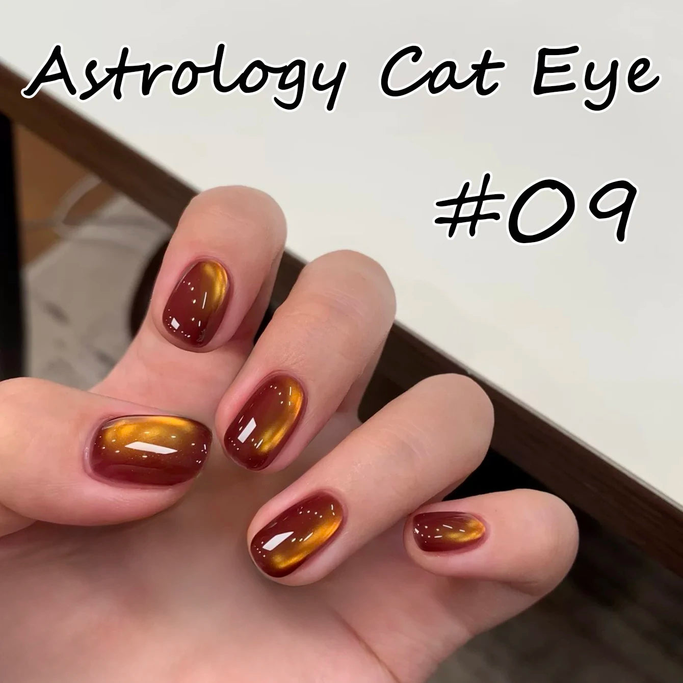 Vernis à ongles 60 variantes                          WS 10ML Sunlight Cat Eye Gel Blanchiment Vin Rouge Couleur Lumière Coucher de soleil Glow Cat Eye Glass Beads Nail Atr