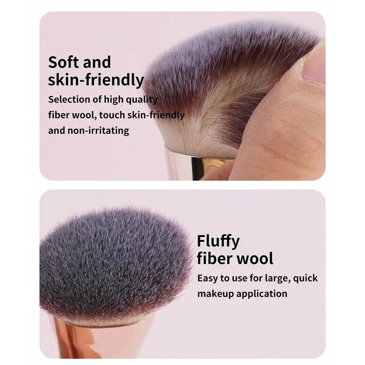 Ensemble de pinceaux de maquillage de base, 4 pièces, avec boîte, fond de teints à double extrémité, poudre, Blush, détails pour pinceaux de fard à paupières, voyage pour débutants