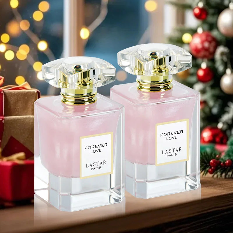 Parfum longue durée pour femmes LASTAR, deux flacons d'un total de 110 ml/3,72 fl oz, parfum rose et jasmin, cadeaux de Noël/Nouvel An