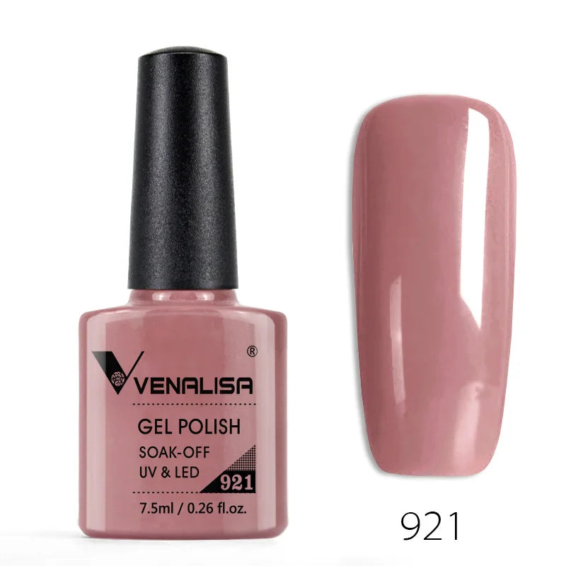 Vernis à ongles Venalisa 7.5ml Fashion Shiny Soak Off UV Gel Nail Gel Polish Cosmetics Nail Art Manicure Nails Gel Polish Tips Nail Varnish