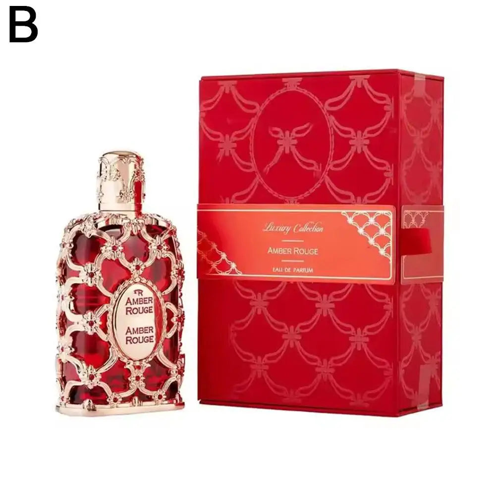 Parfum Royal Amber de Dubaï 100ml, parfum à la rose, parfum oriental longue durée en flacon de verre pour hommes et femmes