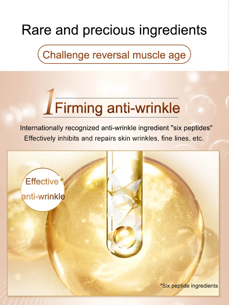 Fonce Korea Anti-âge anti rides Crème pour le visage Peau sèche Hydratant Lifting du visage Raffermissant Crème de jour et de nuit Sérum peptidique 50g
