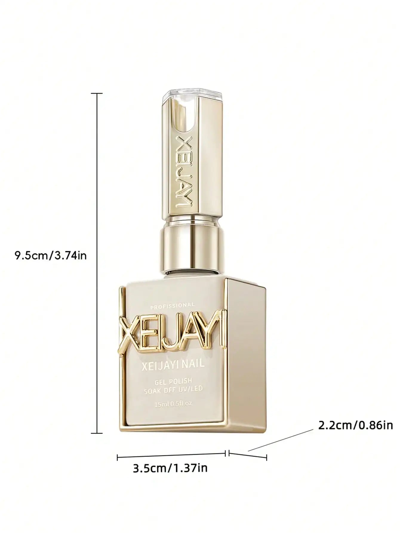 1Pc 15ML blanc laiteux pur vernis à ongles Gel ajouter Semi-Permanent tremper UV LED Construction Gel vernis