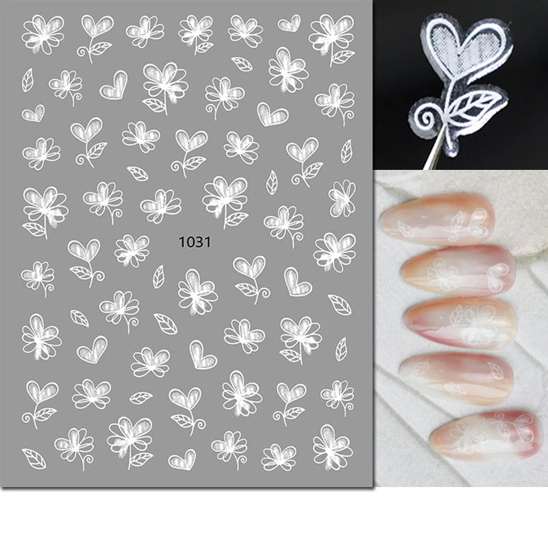 Autocollants 3D pour art des ongles , rose clair, violet, pétales de fleurs, décalcomanies pour décoration de manucure, salon de beauté, été