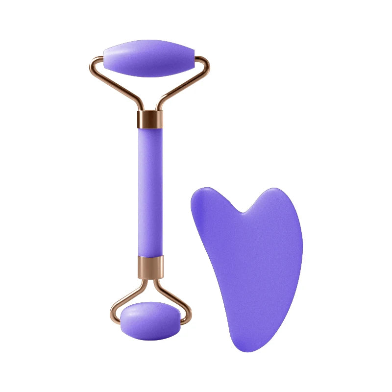 Rouleau en résine pour le visage, le cou et les yeux, instrument de massage facial, soins de santé, planche à gratter, outils de soins de la peau, beauté du muscle
