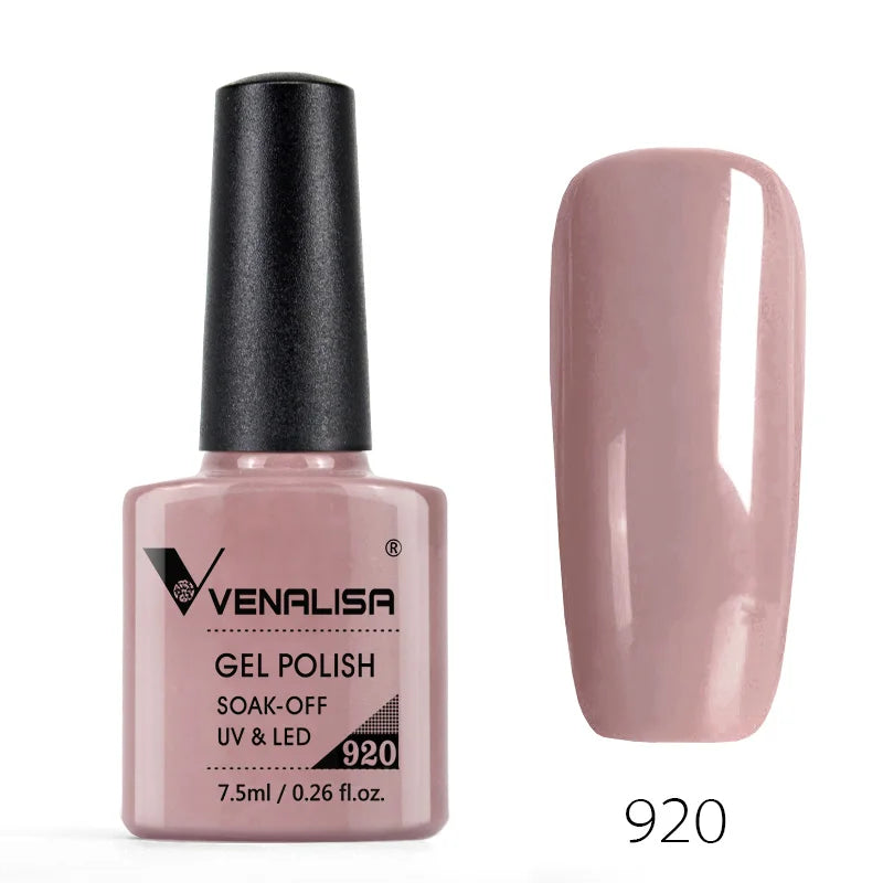 Vernis à ongles Venalisa 7.5ml Fashion Shiny Soak Off UV Gel Nail Gel Polish Cosmetics Nail Art Manicure Nails Gel Polish Tips Nail Varnish